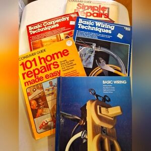 💎 BOOK Bundle; Home Repair, Basic Wiring and Basic Carpentry